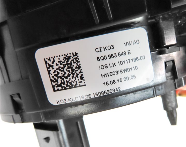 Thumbnail 7: 15-19 VW GOLF AUDI A3 S3 (8V) STEERING COLUMN CLOCKSPRING CLOCK SPRING SLIP RING