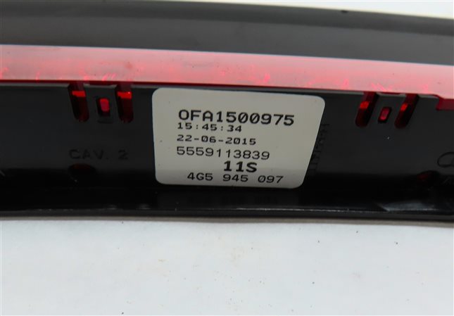Thumbnail 6: 2016. AUDI A3 (8V) REAR UPPER 3RD THIRD BRAKE STOP LIGHT LAMP