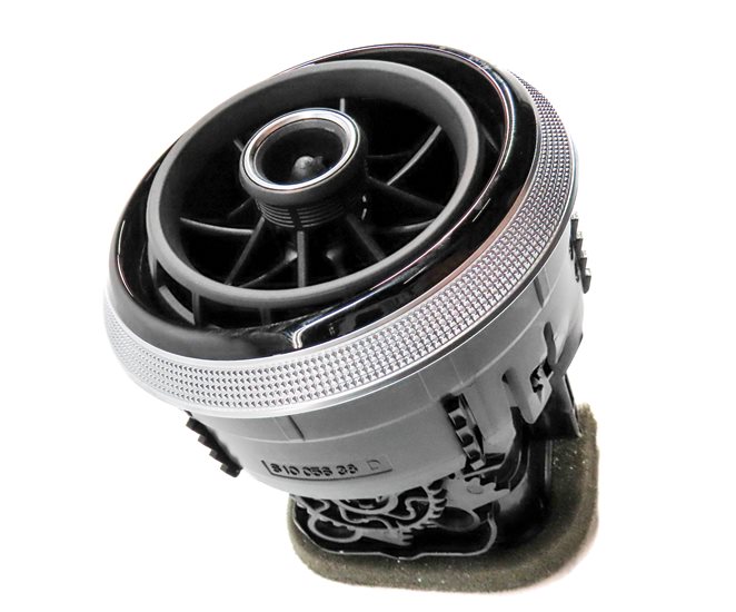 Thumbnail 3: 2016. AUDI A3 (8V) FRONT DASH HEAT AIR AC HVAC VENT (Black)