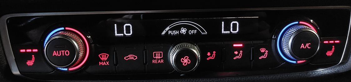 Thumbnail 2: 2015-2018 AUDI A3 S3 (8V) FRONT DUAL ZONE HEATER A/C TEMPERATURE CONTROL PANEL