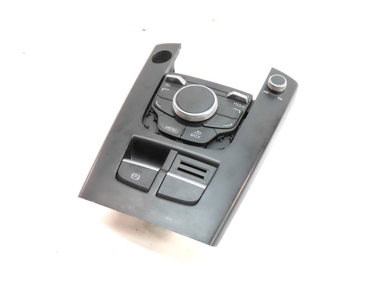 16-18 AUDI A3 E-TRON (8V 8VF) RADIO STEREO MMI CONTROL SWITCH KNOB BUTTON PANEL