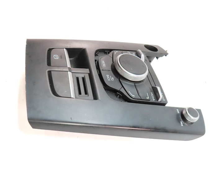 Thumbnail 4: 16-18 AUDI A3 E-TRON (8V 8VF) RADIO STEREO MMI CONTROL SWITCH KNOB BUTTON PANEL