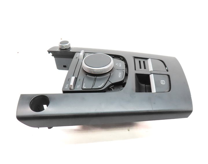 Thumbnail 5: 16-18 AUDI A3 E-TRON (8V 8VF) RADIO STEREO MMI CONTROL SWITCH KNOB BUTTON PANEL