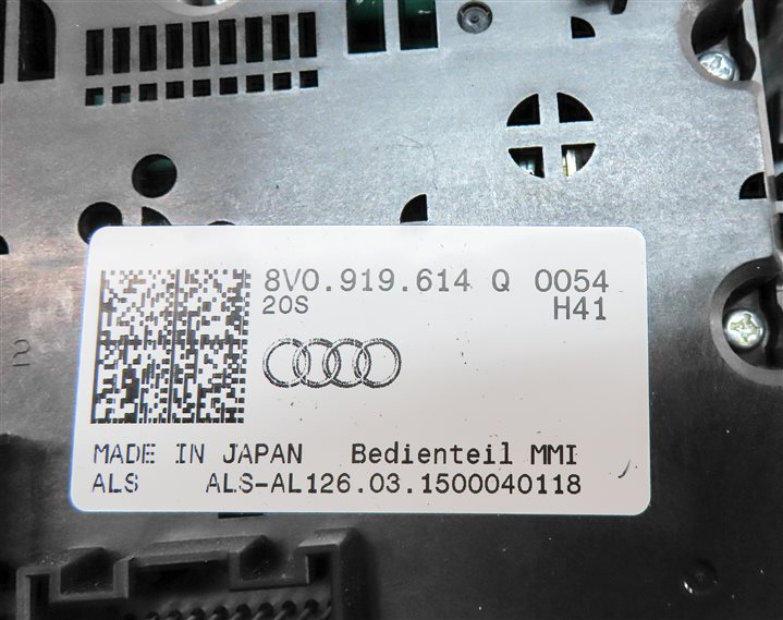 Thumbnail 8: 16-18 AUDI A3 E-TRON (8V 8VF) RADIO STEREO MMI CONTROL SWITCH KNOB BUTTON PANEL