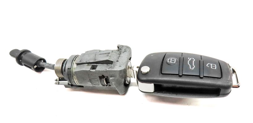 Thumbnail 9: 2016. AUDI A3 (8V) FRONT LEFT DRIVER DOOR HANDLE LOCK CYLINDER w/ KEY FOB