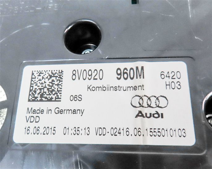 Thumbnail 9: 15-18 AUDI A3 8V GASOLINE SPEEDOMETER INSTRUMENT GAUGE CLUSTER MPH (92k)