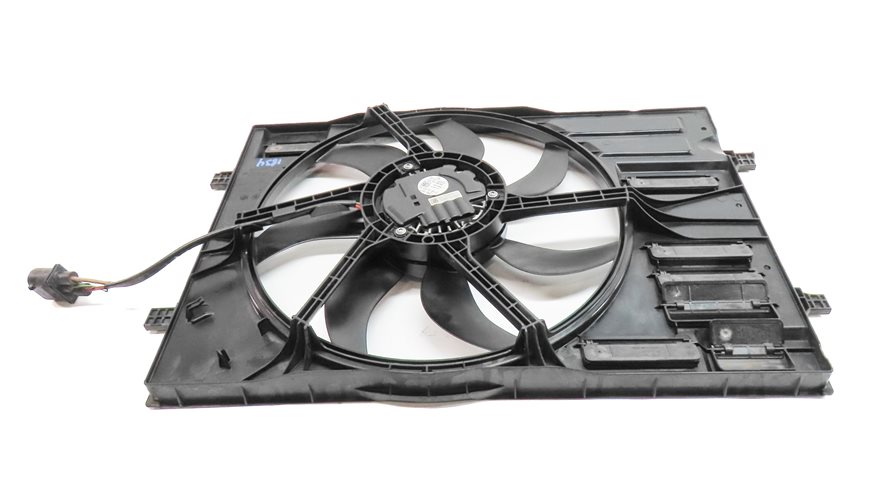 Thumbnail 6: 15-16 AUDI A3 (8V) 1.8L TURBO ENGINE RADIATOR COOLING FAN & SHROUD ASSEMBLY