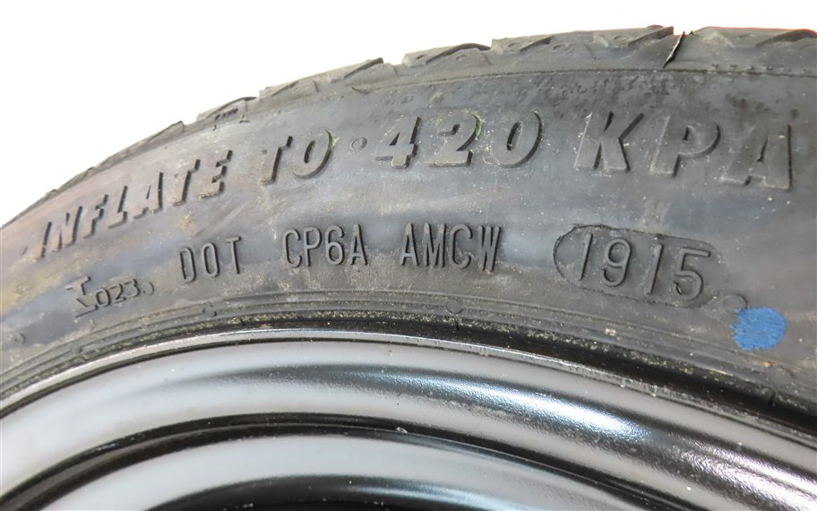 Thumbnail 7: 15-18 VW JETTA AUDI A3 S3 (8V) 18x3.5" EMERGENCY ROADSIDE SPARE TIRE WHEEL RIM