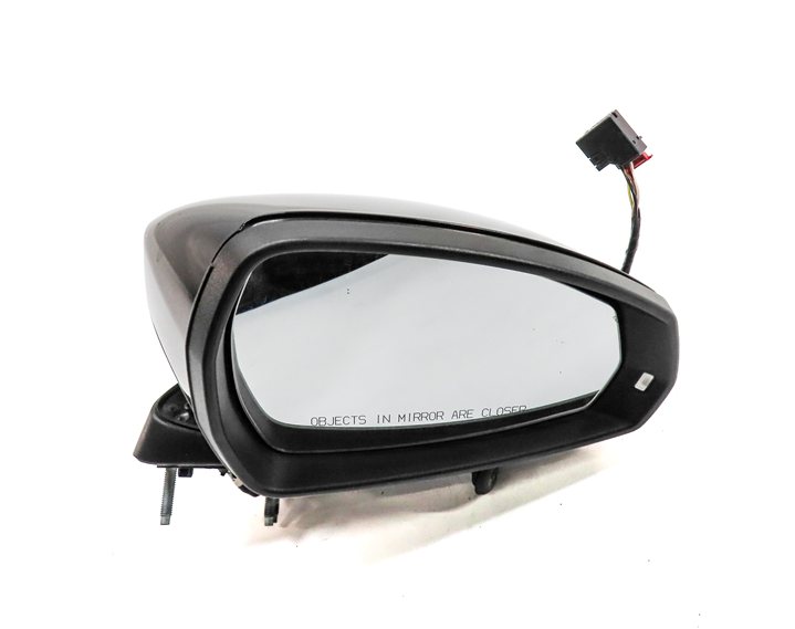 Thumbnail 3: 15-18 AUDI A3 S3 (8V) RIGHT PASSENGER MANUAL FOLD HEATED DOOR MIRROR (Black)