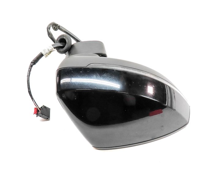 Thumbnail 6: 15-18 AUDI A3 S3 (8V) RIGHT PASSENGER MANUAL FOLD HEATED DOOR MIRROR (Black)