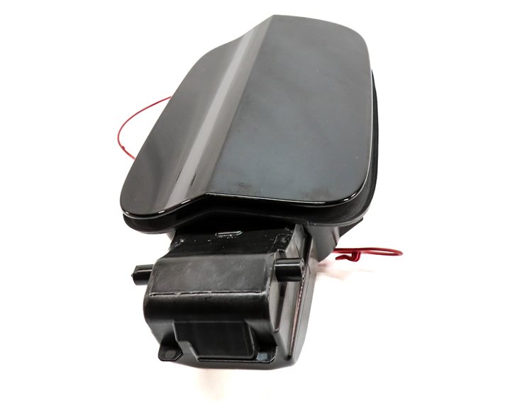 Thumbnail 4: 15-18 AUDI A3 S3 8V FUEL TANK FILLER GAS TANK DOOR FLAP COVER w/HOUSING (Black)