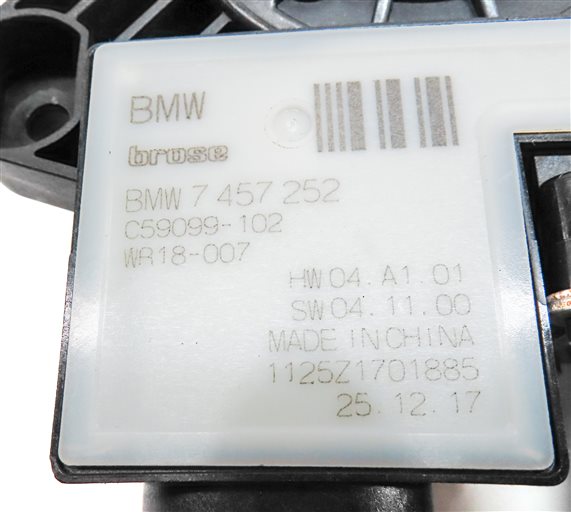 Thumbnail 7: 2016-2023 BMW 5 7 X3 X4 SERIES (G01 G02 G11 G30) REAR RIGHT DOOR WINDOW MOTOR