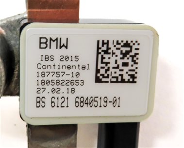 Thumbnail 6: 2019 BMW X3 (G01) INTELLIGENT NEGATIVE BATTERY CABLE POST TERMINAL IBS