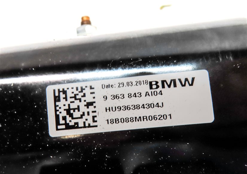 Thumbnail 9: 18-24 BMW X3 X4 X4M (F98 G01 G02) LEFT DRIVER DASH KNEE AIRBAG AIR BAG (Black)