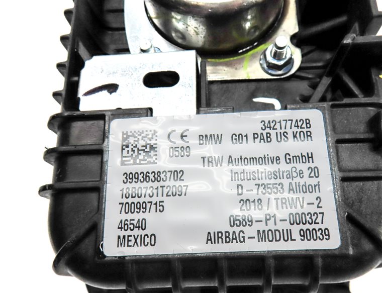 Thumbnail 6: 18-23 BMW X3 X4 X4M (F98 G01 G02) FRONT RIGHT PASSENGER DASH SRS AIRBAG AIR BAG