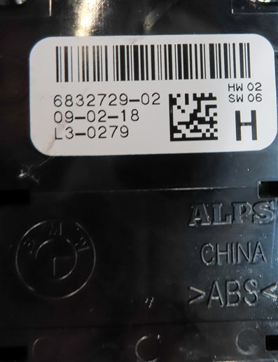 Thumbnail 6: 17-23 BMW 3 5 6 X3 X4 X5 G01 G02 G05 G20 G30 G32 DRIVER WINDOW SWITCH w/ TRIM