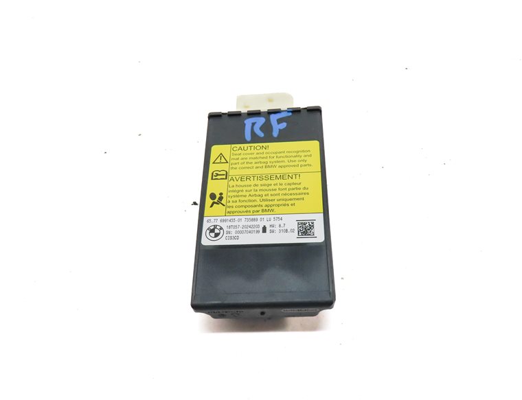 Thumbnail 2:  2019 BMW X3 (G01) FRONT RIGHT PASSENGER SEAT OCCUPANCY WEIGHT DETECTION MODULE