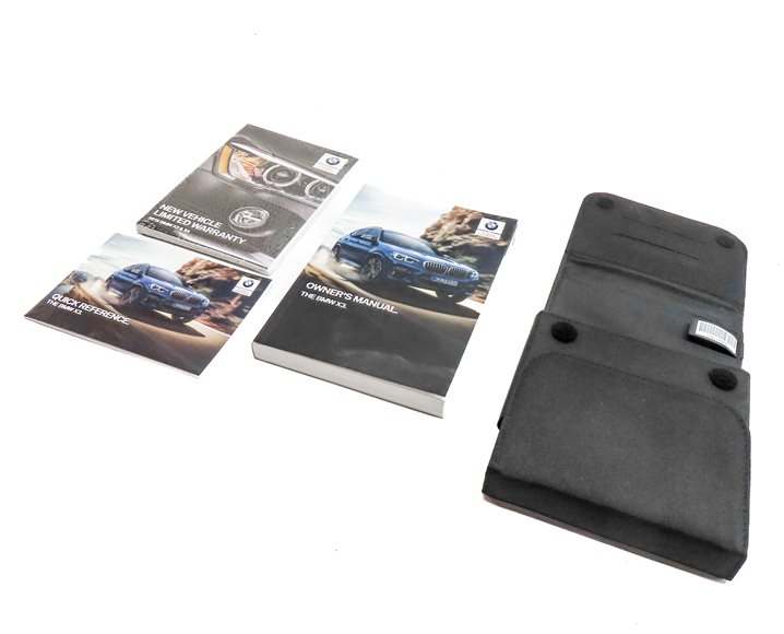 2019 BMW X3 (G01) OWNERS MANUAL BOOK BOOKLET SERVICE GUIDE SET w/ CASE