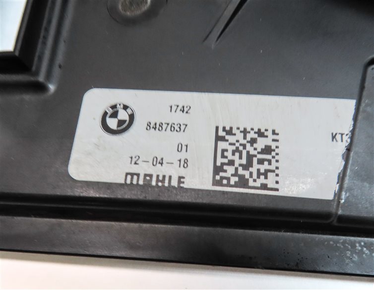 Thumbnail 7: 18-23 BMW X3 X4 (G01 G02) 2.0L 600w FRONT RADIATOR COOLING FAN MOTOR w/ SHROUD