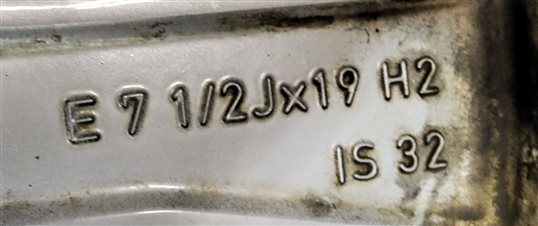 Thumbnail 5: 2018-2020 BMW X3 X4 (G01 G02) 19x7.5 V-SPOKE  5-SPOKE ALUMINUM WHEEL RIM (5x112)