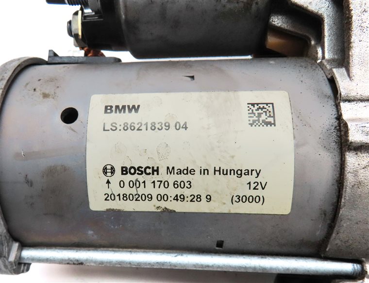 Thumbnail 6: 2017-2020 BMW 230i 330i 430i 530i X3 X4 (F22 F30 F32 G01 G02 G30) STARTER MOTOR