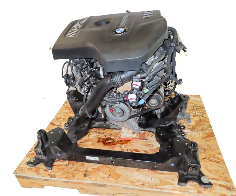 Thumbnail 10: 17-19 BMW 530i X3 X4 (G01 G02 G30) AWD B46B20B 2.0L B46 ENGINE ASSEMBLY (70k)