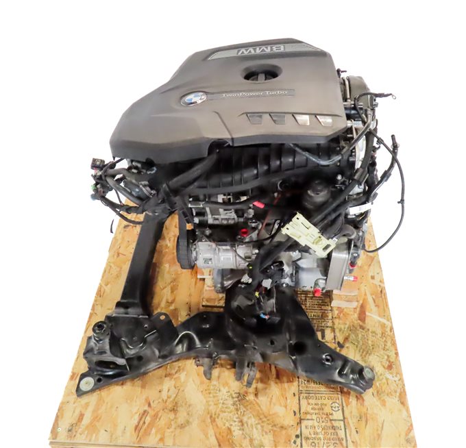 Thumbnail 15: 17-19 BMW 530i X3 X4 (G01 G02 G30) AWD B46B20B 2.0L B46 ENGINE ASSEMBLY (70k)