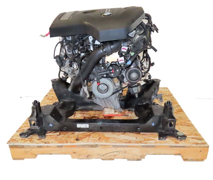 Thumbnail 3: 17-19 BMW 530i X3 X4 (G01 G02 G30) AWD B46B20B 2.0L B46 ENGINE ASSEMBLY (70k)