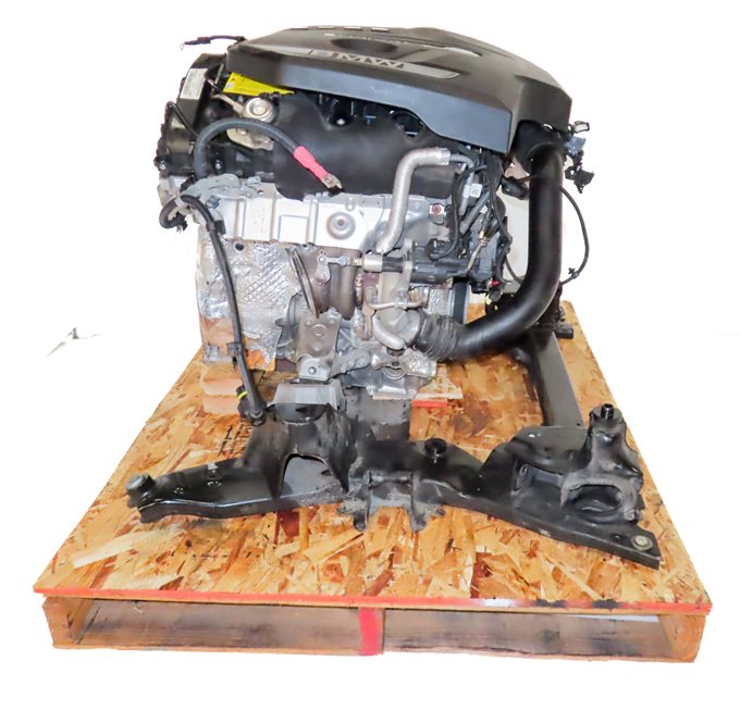 Thumbnail 4: 17-19 BMW 530i X3 X4 (G01 G02 G30) AWD B46B20B 2.0L B46 ENGINE ASSEMBLY (70k)