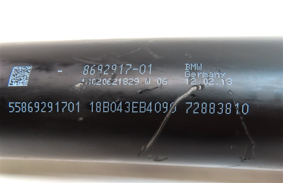 Thumbnail 5: 2019-2023 BMW X3 (G01) S-Drive RWD REAR DRIVESHAFT DRIVE LINE SHAFT (1530 mm)