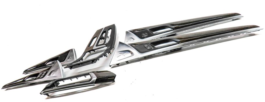 Thumbnail 2: 2019 BMW X3 (G01) X-LINE DASH DOOR CONSOLE WOOD GRAIN INTERIOR TRIM SET-6 (Oak)