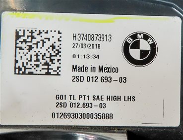 Thumbnail 7: 18-21 BMW X3 G01 REAR LEFT OUTER TAILLIGHT BRAKE LIGHT LAMP (OPT 54A ADAPTIVE)