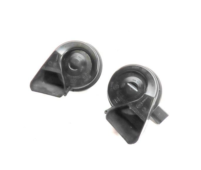 2007-2015 AUDI Q7 R8 (4L 4S) HIGH & LOW TONE NOTE SIGNAL SAFETY HORN SET-2