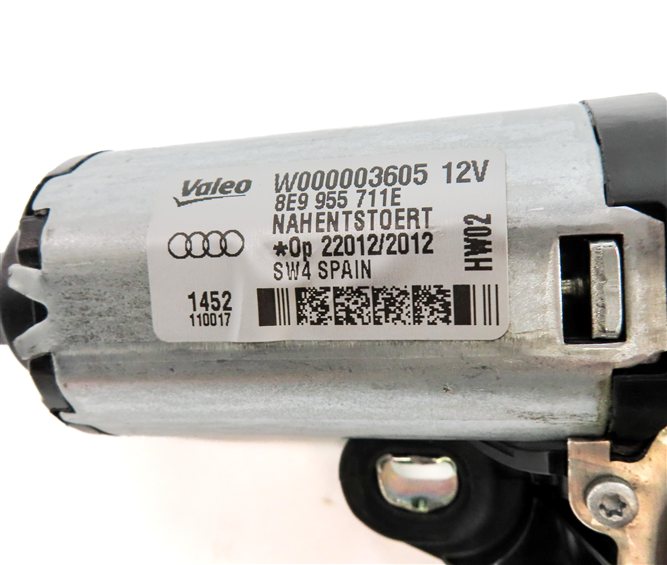 Thumbnail 7: 02-17 AUDI A3 A4 S4 SQ5 Q5 Q7 (B8 8R 4L) HATCH GATE TRUNK DOOR REAR WIPER MOTOR