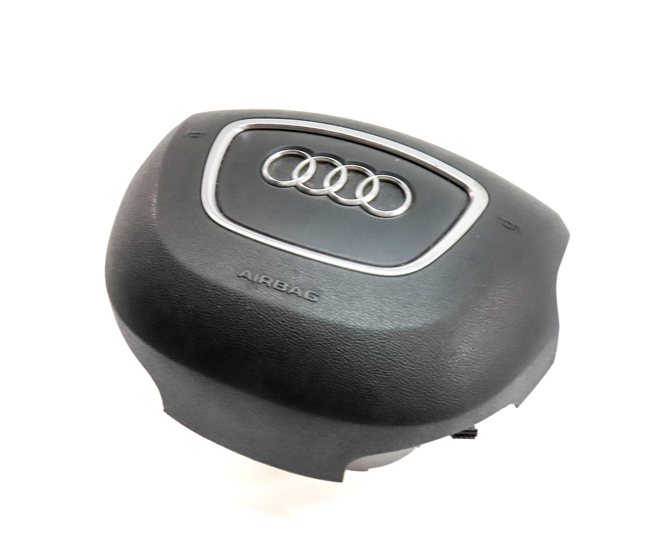 2011-2015 AUDI Q7 (4L) LEFT DRIVER STEERING WHEEL SRS AIRBAG AIR BAG (BLACK)