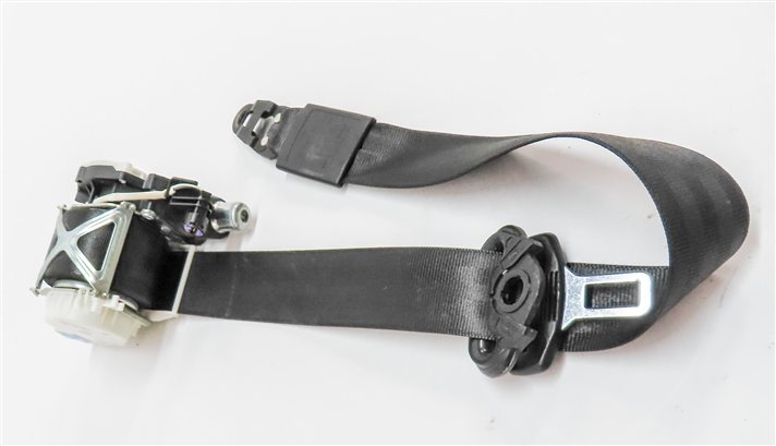 Thumbnail 3: 2007-2015 AUDI Q7 (4L) FRONT RIGHT PASSENGER SEAT SEATBELT RETRACTOR (Black)