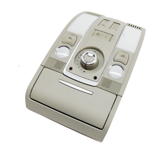 2013 AUDI Q7 (4L) FRONT OVERHEAD DOME LIGHT LAMP w/ SUNROOF SWITCH (Gray)