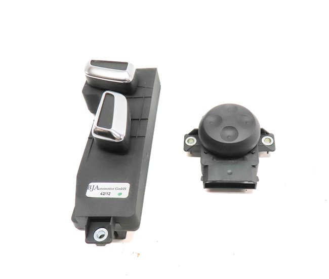 Thumbnail 2: 2013 AUDI Q7 (4L) FRONT LEFT DRIVER SEAT POSITION LUMBAR ADJUST SWITCH BUTTONS