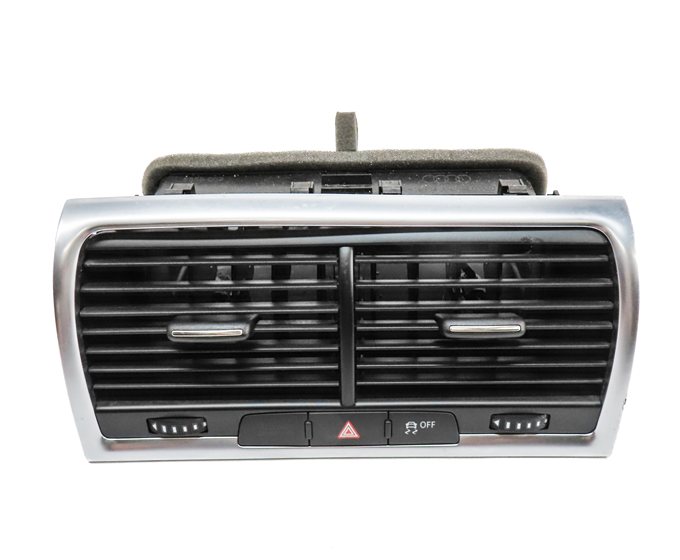 Thumbnail 2: 2013 AUDI Q7 (4L) FRONT CENTER DASH HEAT AIR AC HVAC DUAL VENT (Black)