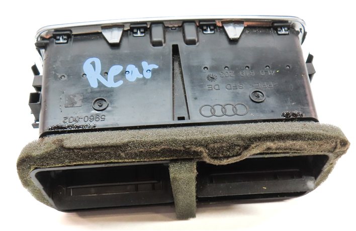 Thumbnail 6: 2013 AUDI Q7 (4L) REAR CENTER CONSOLE HEAT AIR AC HVAC DUAL VENT (Black)