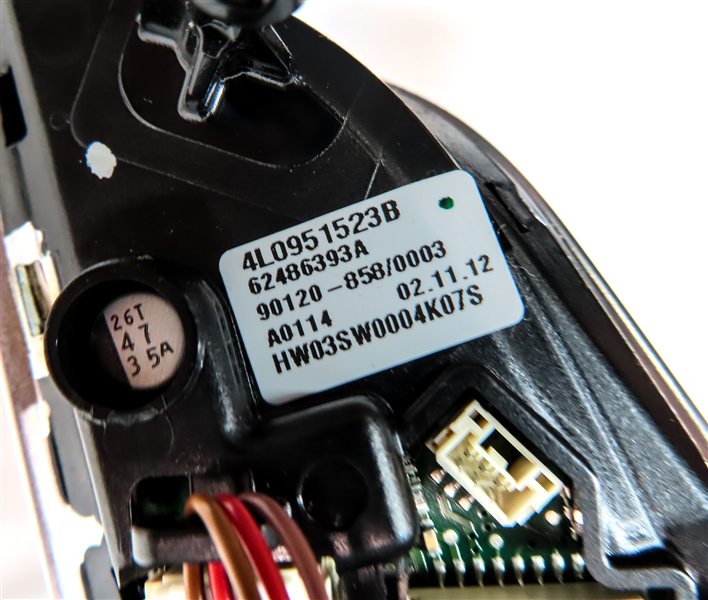 Thumbnail 8: 13 AUDI Q7 (4L) DRIVER HEATED STEERING WHEEL MEDIA NAVIGATION SELECT SWITCH SET