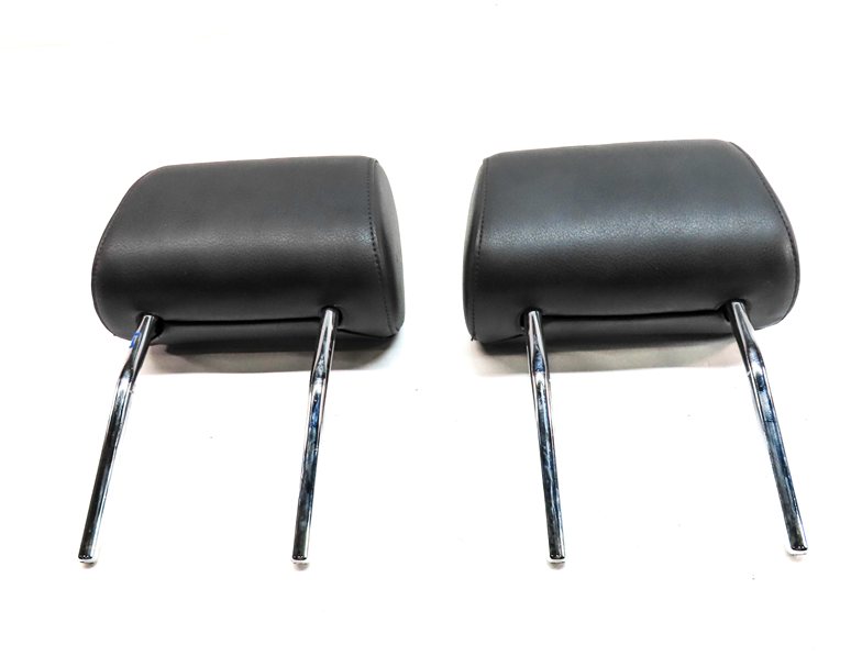 Thumbnail 9: 08-15 AUDI A3 A6 Q7 S6 (8P C7 4L) FRONT LEFT & RIGHT SEAT HEADREST SET-2 (Black)