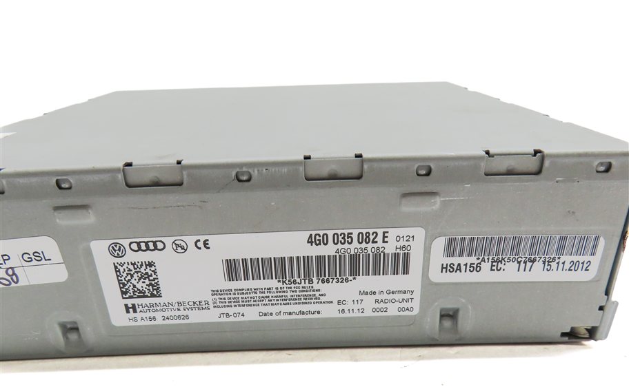 Thumbnail 8: 2013 AUDI Q7 (4L) RADIO STEREO AUDIO SOUND SYSTEM RECEIVER MODULE