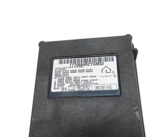 Thumbnail 7: 2008-2012 AUDI A4 S4 A5 Q5 Q7 (B8 8K 8T 8R 4L) HOMELINK GARAGE DOOR GATE MODULE