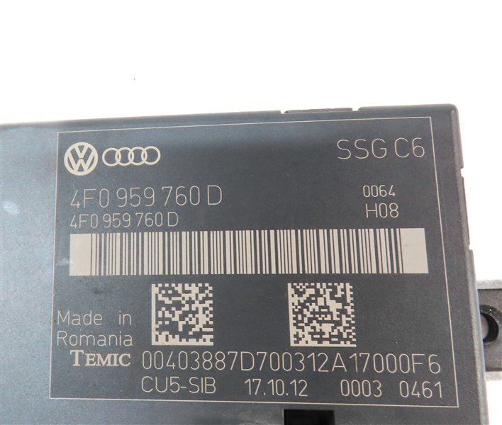 Thumbnail 7: 2005-2015 AUDI A6 S6 Q7 (C6 4L) FRONT LEFT DRIVER MEMORY SEAT CONTROL MODULE