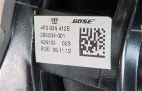 Thumbnail 14: 2013 AUDI Q7 (4L) RADIO STEREO BOSE AUDIO SOUND SYSTEM SPEAKER SET/ 14