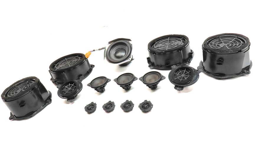 Thumbnail 2: 2013 AUDI Q7 (4L) RADIO STEREO BOSE AUDIO SOUND SYSTEM SPEAKER SET/ 14