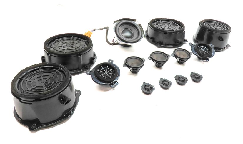 Thumbnail 3: 2013 AUDI Q7 (4L) RADIO STEREO BOSE AUDIO SOUND SYSTEM SPEAKER SET/ 14