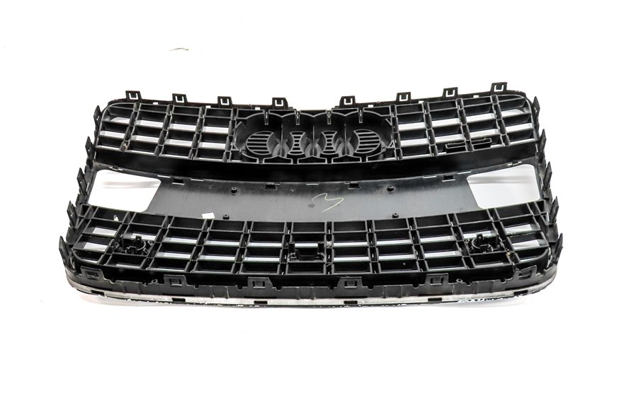 Thumbnail 6: 2010-2015 AUDI Q7 (4L) FRONT MAIN CENTER HOOD GRILLE AIR VENT TRIM (BLACK)