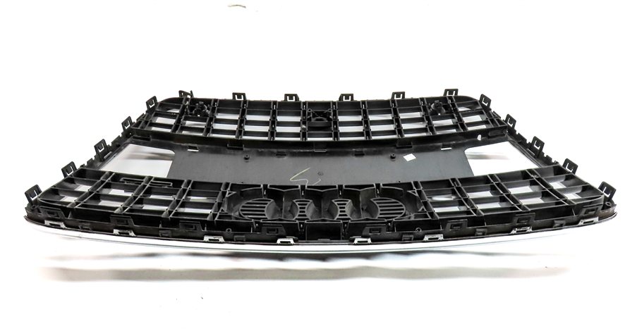 Thumbnail 7: 2010-2015 AUDI Q7 (4L) FRONT MAIN CENTER HOOD GRILLE AIR VENT TRIM (BLACK)